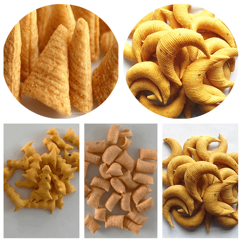 Fried bugle chips production line